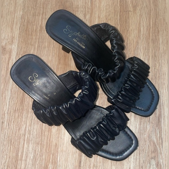 Black Seychelles Leeward Heel Size 8 - Picture 4 of 8